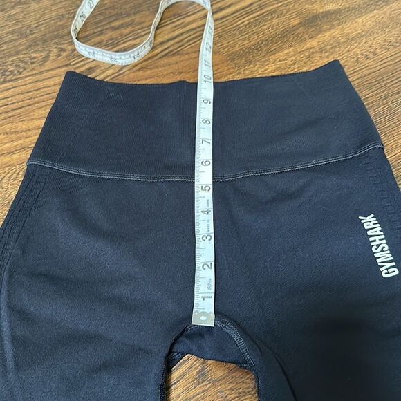 Gymshark Black Seamless Moto Look Leggings - Size Small - Picture 10 of 11